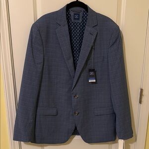Society Of Threads Blue Sport Coat Modern Tailored Fit